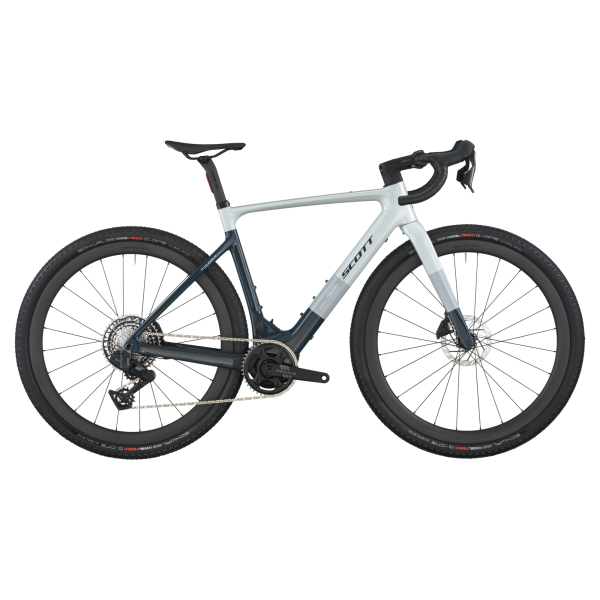 Scott Solace Gravel 20 - squid blue/beluga grey - M