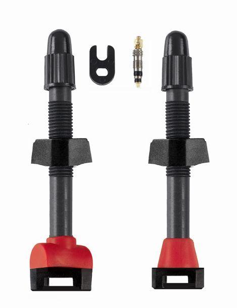 Barbieri Tubelessventil Carbonaria SV 45mm schwarz VE 2-St&uuml;ck