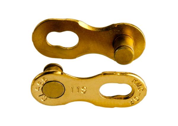 KMC Verschlussglied 11R Ti-N Gold 2-Sets Shimano/SRAM/KMC 11-fach