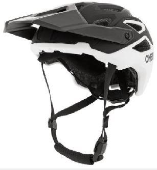 O&acute;NEAL Helm PIKE 2.0 SOLID black/white L/XL (58-61cm)