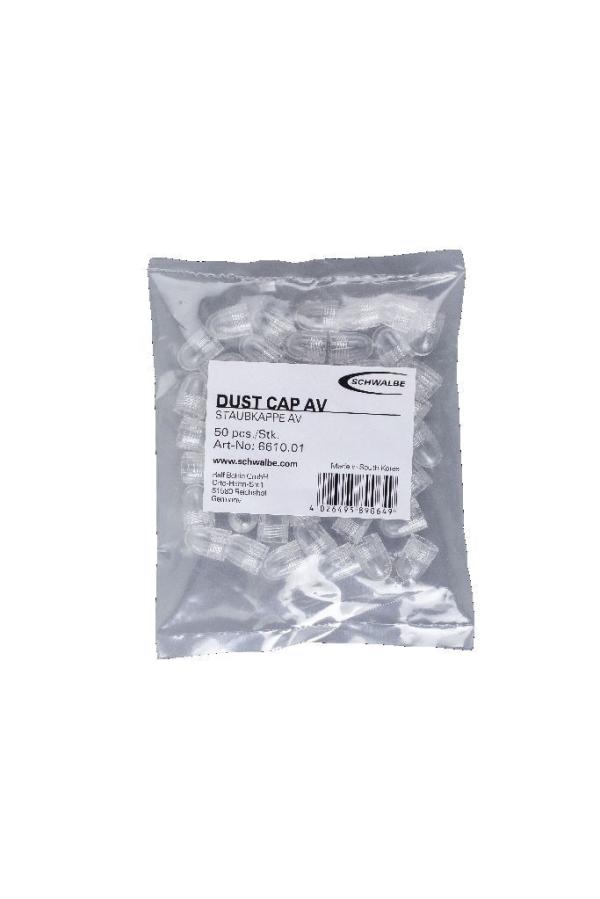Schwalbe Ventilkappe DUST CAP AV Transparent (VE 50 St&uuml;ck)