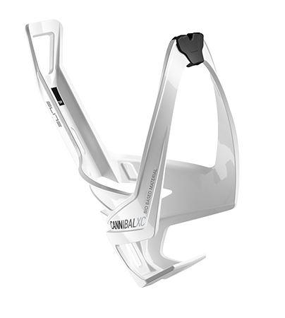 Elite Flaschenhalter CANNIBAL XC bio based wei&szlig; mit schwarzer Grafik