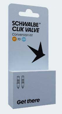 Schwalbe CLIK VALVE Conversion Kit DV1 (2x Ventil mit Kappe)