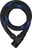 Abus Steel-O-Flex-Schloss IVERA Steel-O-Flex 7200 schwarz/blau 85cm inkl. Halter