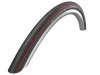 Schwalbe LUGANO II 700x25C (25-622) Draht Active Line SiC Red Stripes